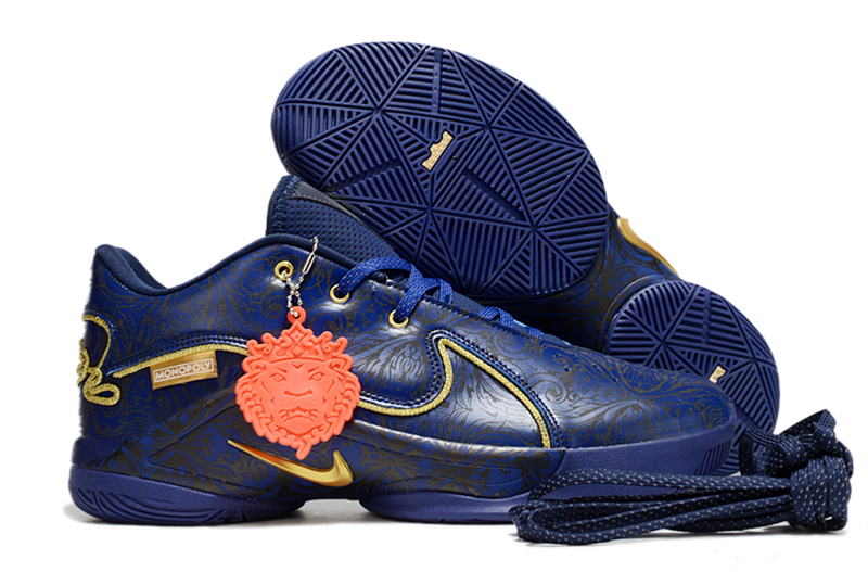 Men's Running weapon LeBron James 22 Navy Shoes 120